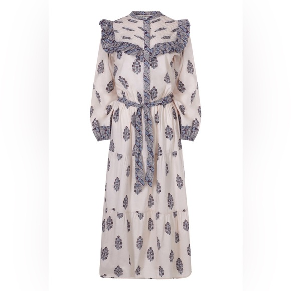 🌸Jane Dress Beige - Picture 3 of 5